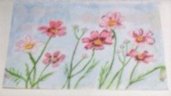 Kath, flowers 1, watercolour.